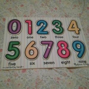 Melissa & Doug Wooden Numbers Puzzle